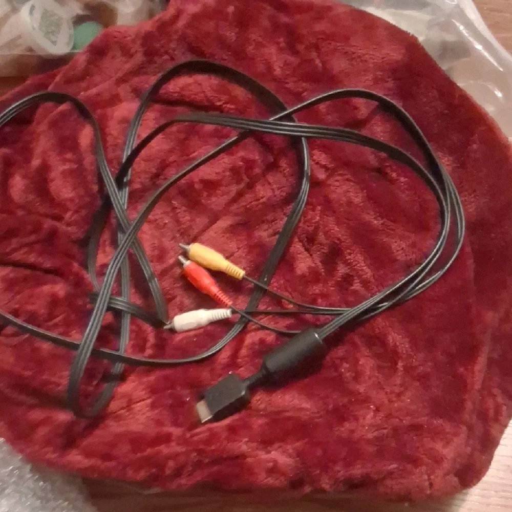 Black AV Cable for VR/AR Accessories